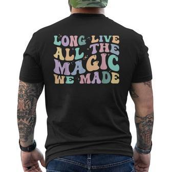 Long Live All The Magic We Made Retro Vintage Men's T-shirt Back Print - Seseable