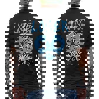 Loser Lover Drip Heart Jd 1 High Og Unc Toe Matching Mens Back Print T-shirt | Mazezy