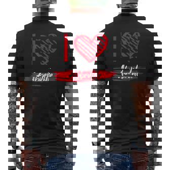I Love Abbeville I Heart Abbeville Men's T-shirt Back Print | Mazezy