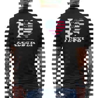 I Love Alcester I Heart Alcester Men's T-shirt Back Print | Mazezy