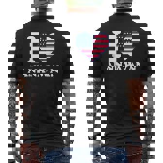 I Love Annawan I Heart Annawan Men's T-shirt Back Print | Mazezy