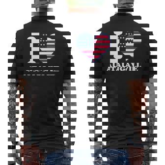 I Love Autaugaville I Heart Autaugaville Men's T-shirt Back Print | Mazezy