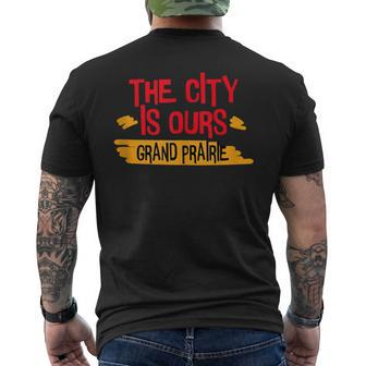 Love Grand Prairie City Men's T-shirt Back Print | Mazezy
