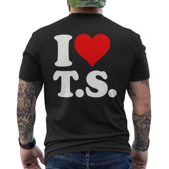 I Love Heart Ts T S Men's T-shirt Back Print - Monsterry
