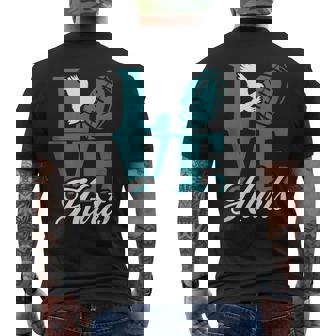 Love Hurts Eagles Retro Men's T-shirt Back Print | Mazezy