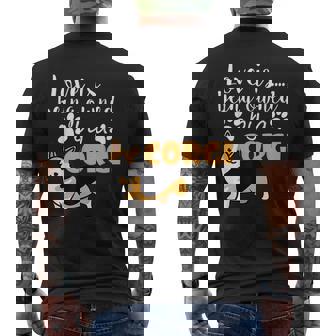 Love Is Being Owned By A Corgi Funny Love Mens Back Print T-shirt | Mazezy