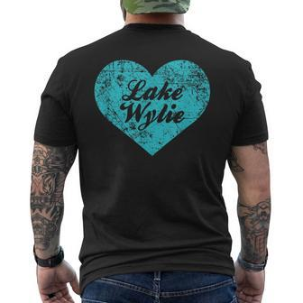 I Love Lake Wylie North Carolina Camping Men's T-shirt Back Print | Mazezy