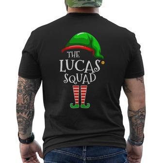 Lucas Name Gift The Lucas Squad Mens Back Print T-shirt - Seseable