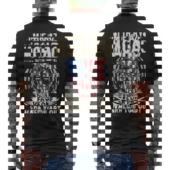 Machado Name Gift Im The Crazy Machado Mens Back Print T-shirt | Seseable UK