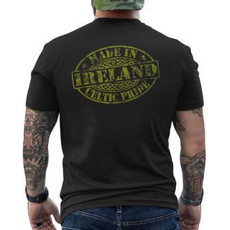Made In Ireland Celtic Pride Mens Back Print T-shirt | Mazezy