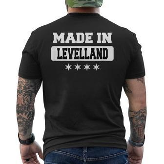Made In Levelland Men's T-shirt Back Print | Mazezy