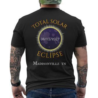 Madisonville Tn Total Solar Eclipse Tennessee Men's T-shirt Back Print | Mazezy