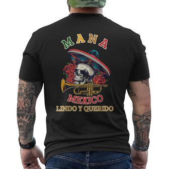 Mana Mexico 2023 Skull México Men's T-shirt Back Print | Mazezy UK
