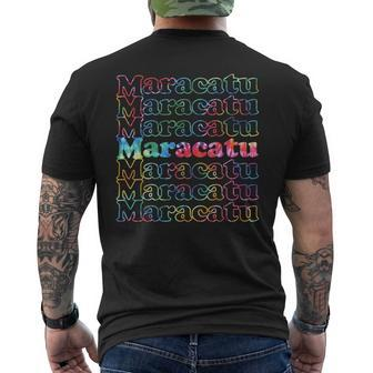 Maracatu Music Tie Dye Men's T-shirt Back Print | Mazezy