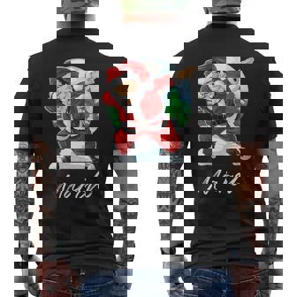 March Name Gift Santa March Mens Back Print T-shirt - Seseable