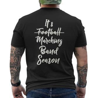 Marching Band Unisex Funny Band Not Football Season Football Funny Gifts Mens Back Print T-shirt | Mazezy AU