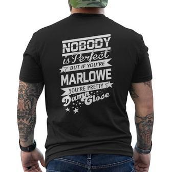 Marlowe Name Gift If You Are Marlowe Mens Back Print T-shirt - Seseable