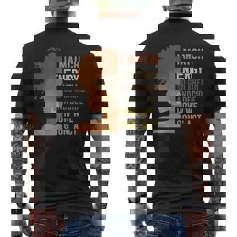 I Match Energy So Go Ahead And Decide Black Empowerment Men's T-shirt Back Print | Seseable CA
