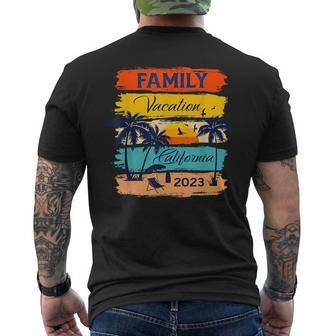 Matching Family California Vacation Group California 2023 Mens Back Print T-shirt - Seseable