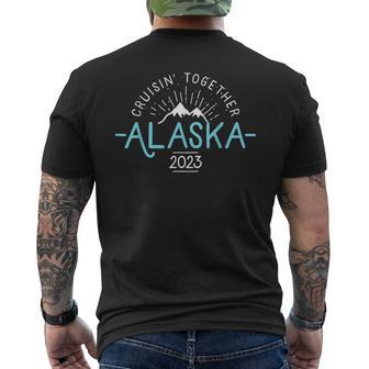 Matching Family Friends And Group Alaska Cruise 2023 Mens Back Print T-shirt - Seseable