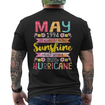 May Girls 1994 Birthday 27 Years Old Awesome Since 1994 Men's Back Print T-shirt | Mazezy