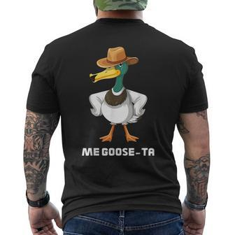 Me Goose-Ta Funny Spanish Quotes Word Pun Sayings Hispanic Mens Back Print T-shirt | Mazezy