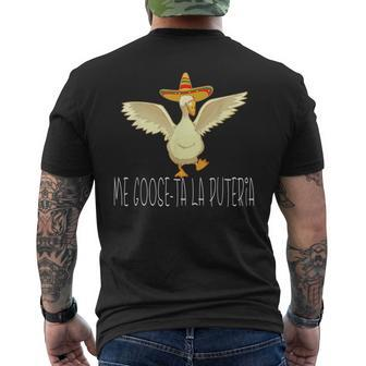 Me Goose-Ta La Puteria Funny Quotes In Spanish Sayings Humor Mens Back Print T-shirt | Mazezy