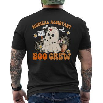 Medical Assistant Boo Crew Ghost Halloween Costumes Men's T-shirt Back Print - Seseable