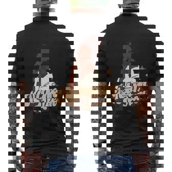 Melanin Queen African American Business Owner Black Woman Mens Back Print T-shirt | Mazezy