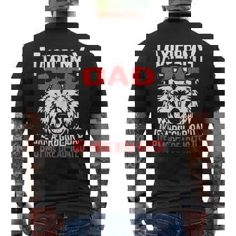Mens Taxidermy Dad Like A Regular Dad But More Dead-Icated Mens Back Print T-shirt - Thegiftio