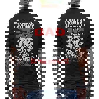 Mens Taxidermy Dad Like A Regular Dad But More Dead-Icated Mens Back Print T-shirt - Thegiftio
