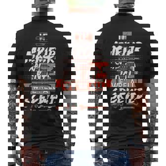 Mercier Name Gift If Mercier Cant Fix It Were All Screwed Mens Back Print T-shirt - Seseable
