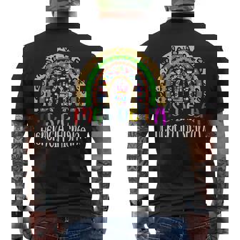 Mes De La Herencia Hispana National Latino Countries Flag Men's T-shirt Back Print | Mazezy
