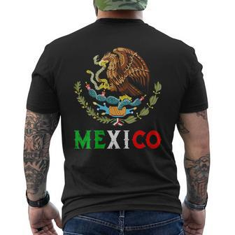 Mexico Independence Day Viva Mexico Pride Mexican Flag Men's T-shirt Back Print - Seseable