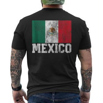 Mexico Mexican Flag Cinco De Mayo National Pride Country Mens Back Print T-shirt | Mazezy