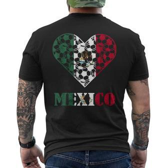 Mexico Mexican Soccer Team Mexican Pride Mexico Soccer Mens Back Print T-shirt | Mazezy