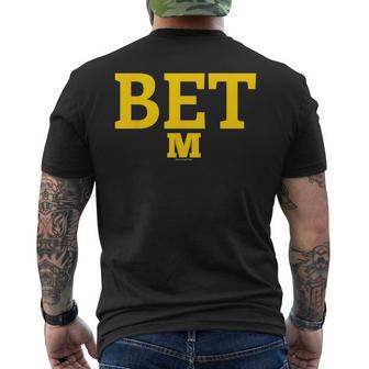 Michigan Bet Vs The World Men's T-shirt Back Print | Seseable UK