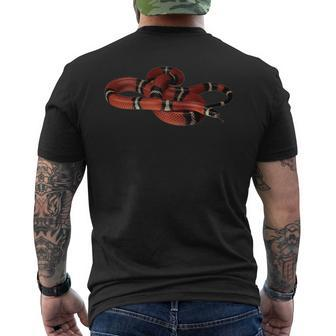 Milk Snake Pet Snake Men's T-shirt Back Print | Mazezy