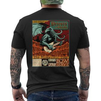 Miskatonic Cthulhu The Great Rock Cosmic Horror Parody Parody Men's T-shirt Back Print | Mazezy AU