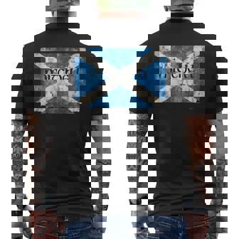 Mitchell Scottish Clan Name Scotland Flag Mitchell Funny Gifts Mens Back Print T-shirt | Mazezy