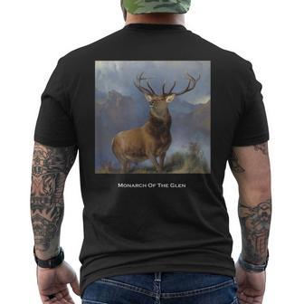 Monarch Of The Glen Painting By Landseer Men's T-shirt Back Print | Mazezy