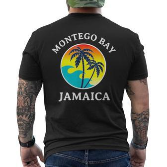 Montego Bay Jamaica Matching Family Vacation T Men's T-shirt Back Print | Mazezy