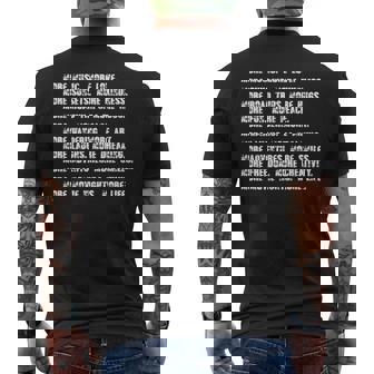 More Music More Love More Sunsets More Kindness More Road Mens Back Print T-shirt - Thegiftio
