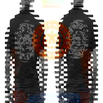 Motionlesses In White Pumpkin Scary Halloween Vintage Men's T-shirt Back Print | Mazezy