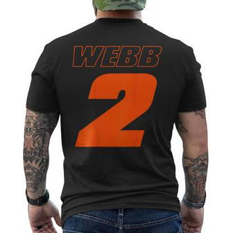 Motocross And Supercross Number 2 Cooper 2 Webb Men's T-shirt Back Print | Mazezy