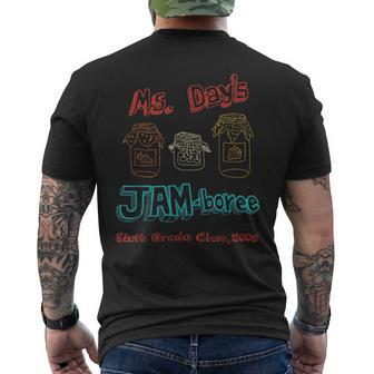 Ms Days Jam-Boree Sixth Grade Class 2009 Vintage Quote Mens Back Print T-shirt - Seseable