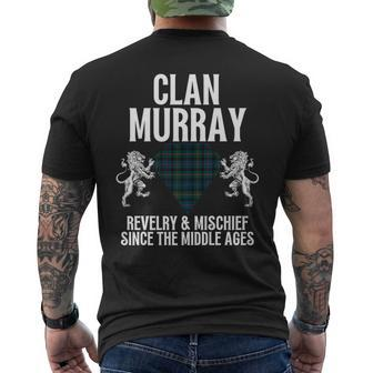 Murray Clan Scottish Name Coat Of Arms Tartan Family Party Murray Funny Gifts Mens Back Print T-shirt | Mazezy