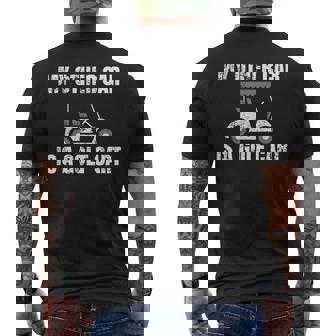 My Other Car Is A Golf Cart Golfers And Golfing Golf Funny Gifts Mens Back Print T-shirt | Mazezy