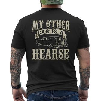 My Other Car Is A Hearse Mortician Mens Back Print T-shirt | Mazezy
