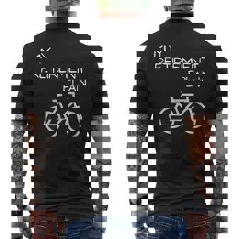 My Retirement Plan Bicycle Funny Bike Riders And Cyclists Retirement Funny Gifts Mens Back Print T-shirt | Mazezy